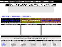 Tablet Screenshot of carpetdirectory.net